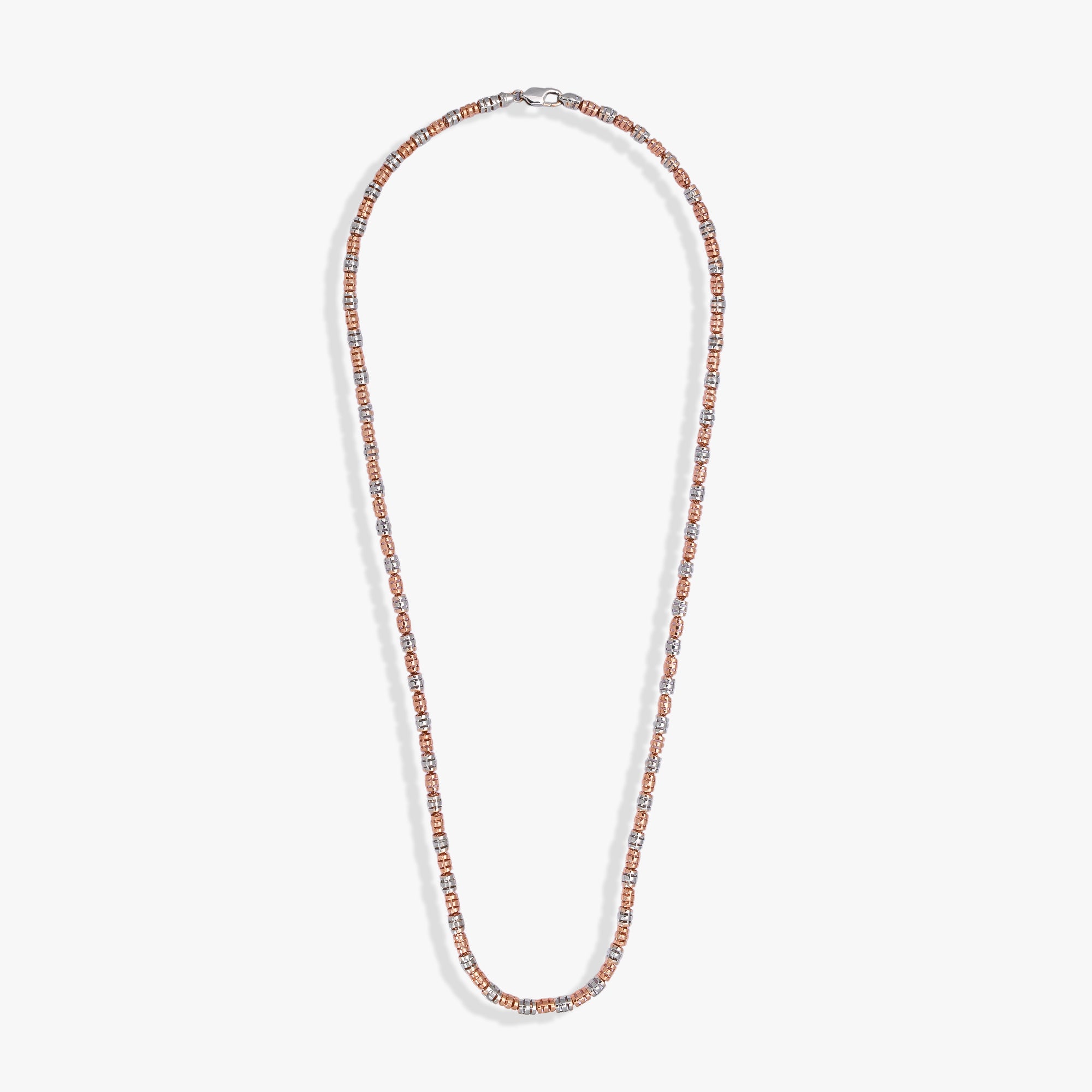 Men's Dual-Tone Barrel Chain