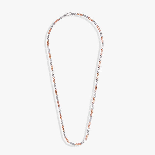 Load image 1 in gallery view. Dual-Tone Geometric Men's Chain