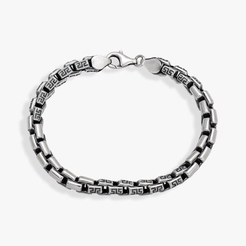 Load image 1 in gallery view. Men's Greek Box Chain