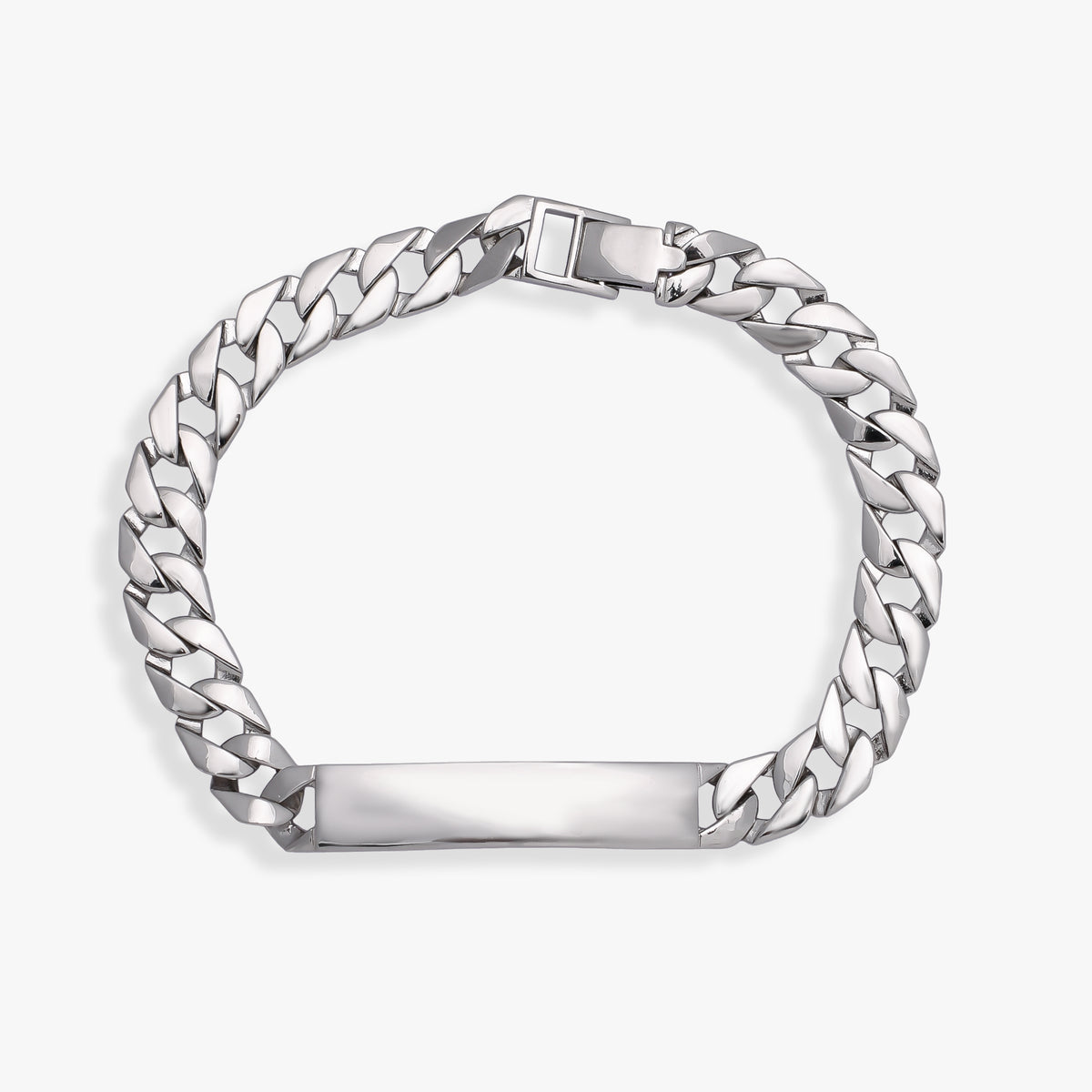 Men's Silver ID Chain
