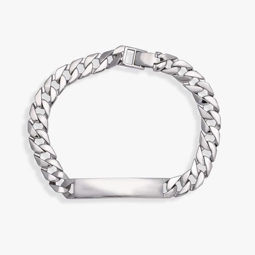 Load image 1 in gallery view. Men's Silver ID Chain
