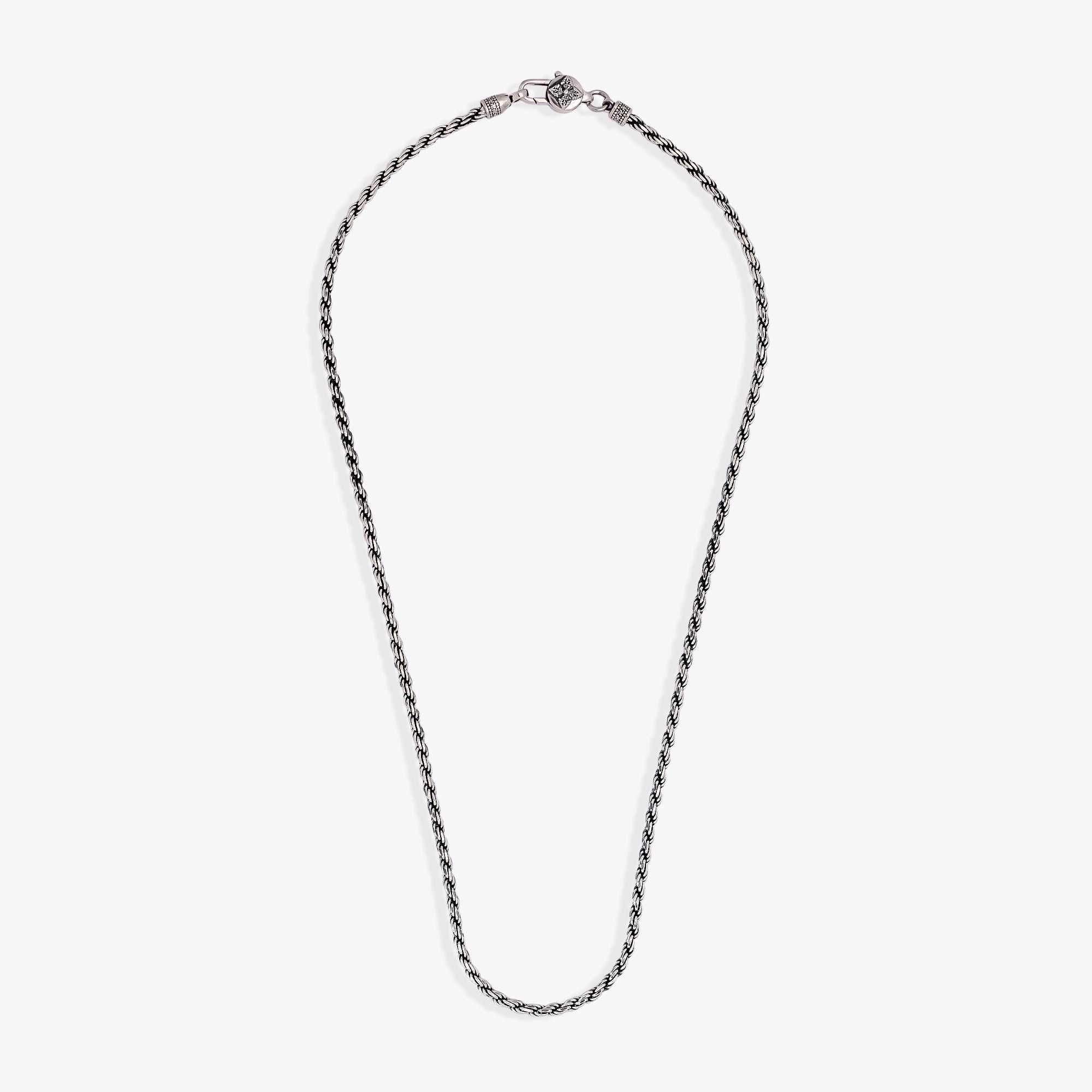 Men's Silver Rope Chain