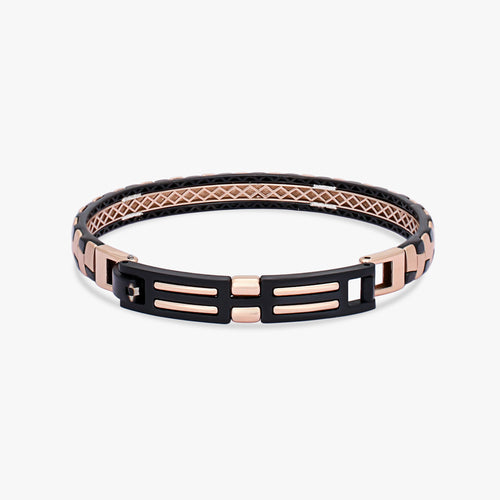 Load image 1 in gallery view. Modern Bicolor Link Bracelet