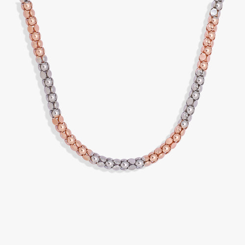 Load image 1 in gallery view. Men's Two-Tone Beaded Chain