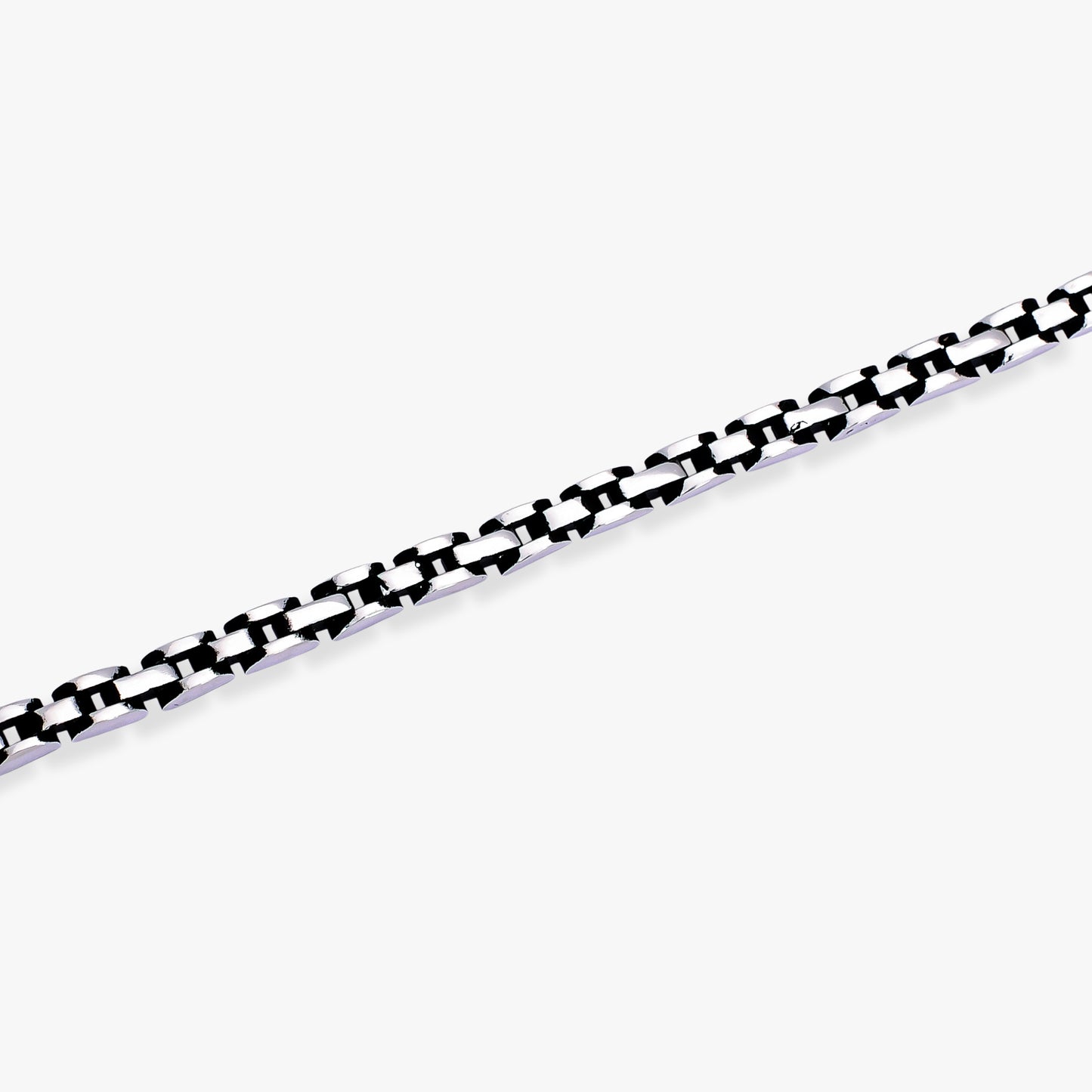 Sleek Silver Box Chain
