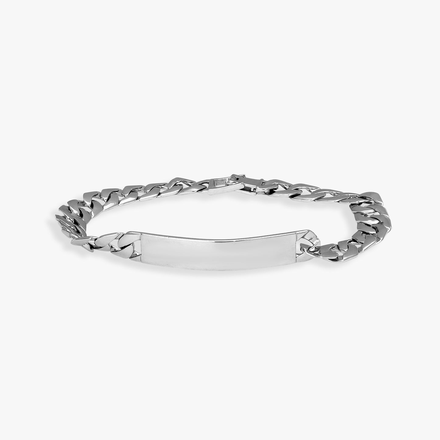 Men's Silver ID Chain