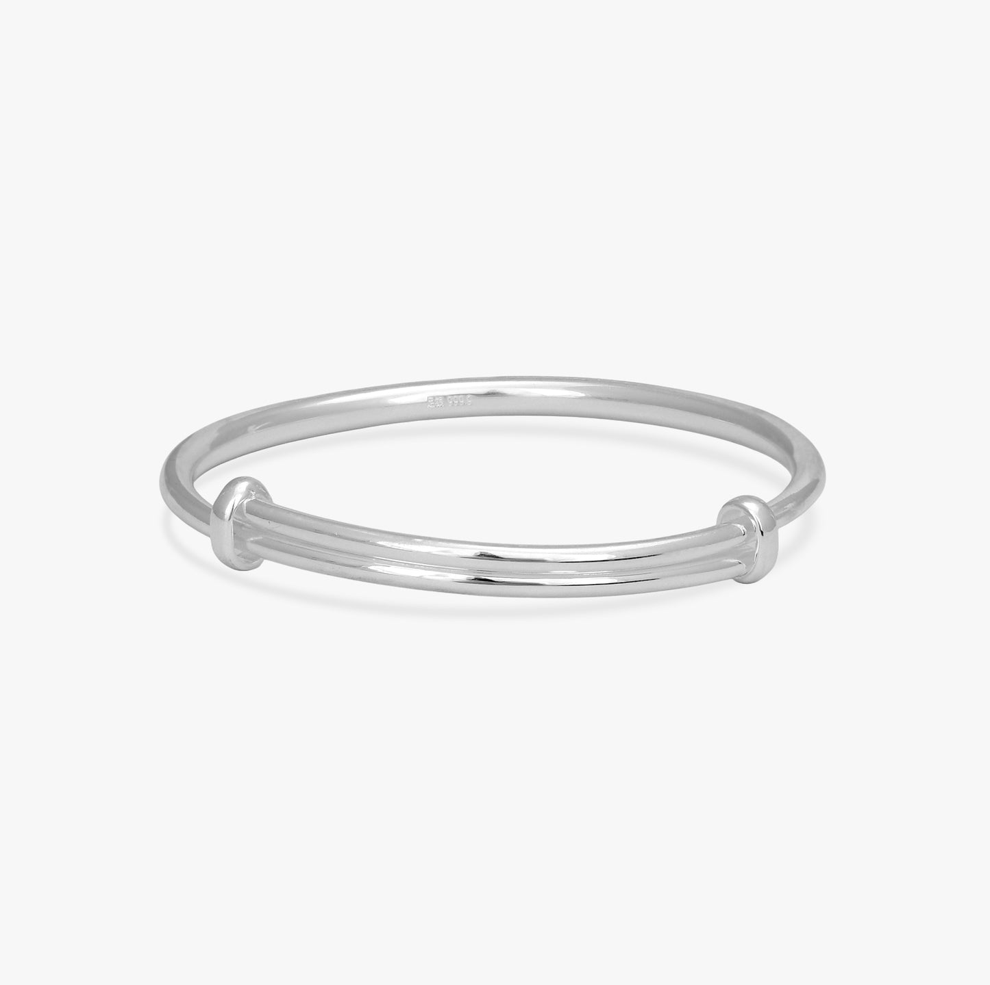 Intricate Engraved Silver Kada