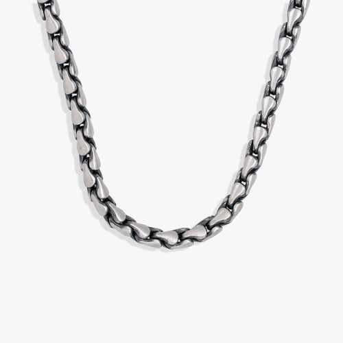 Load image 1 in gallery view. Oxidized Silver Men's Chain