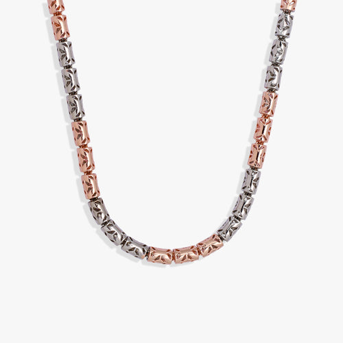 Load image 1 in gallery view. Two-Tone Textured Barrel Chain