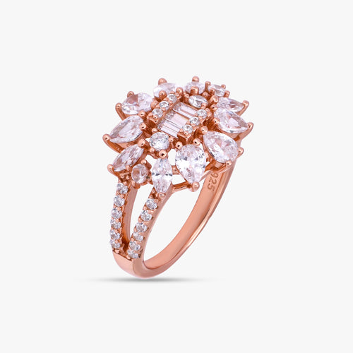 Load image 1 in gallery view. Sparkling Cluster Statement Ring