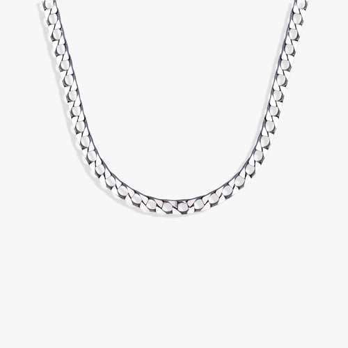 Load image 1 in gallery view. Men's Silver Curb Chain