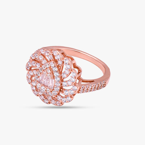 Load image 1 in gallery view. Rose Gold Swirl Ring