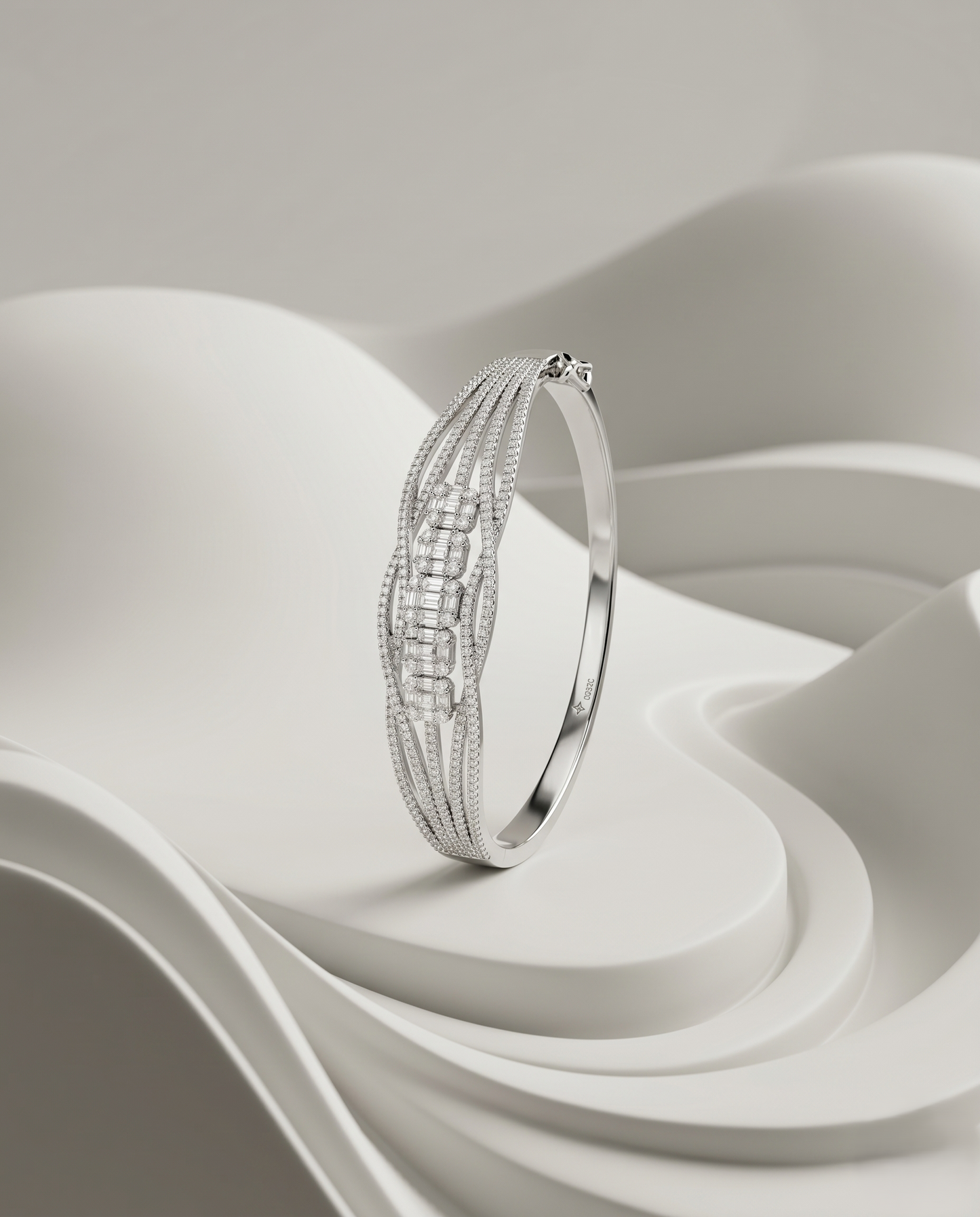Radiant Lattice Pavé Bracelet