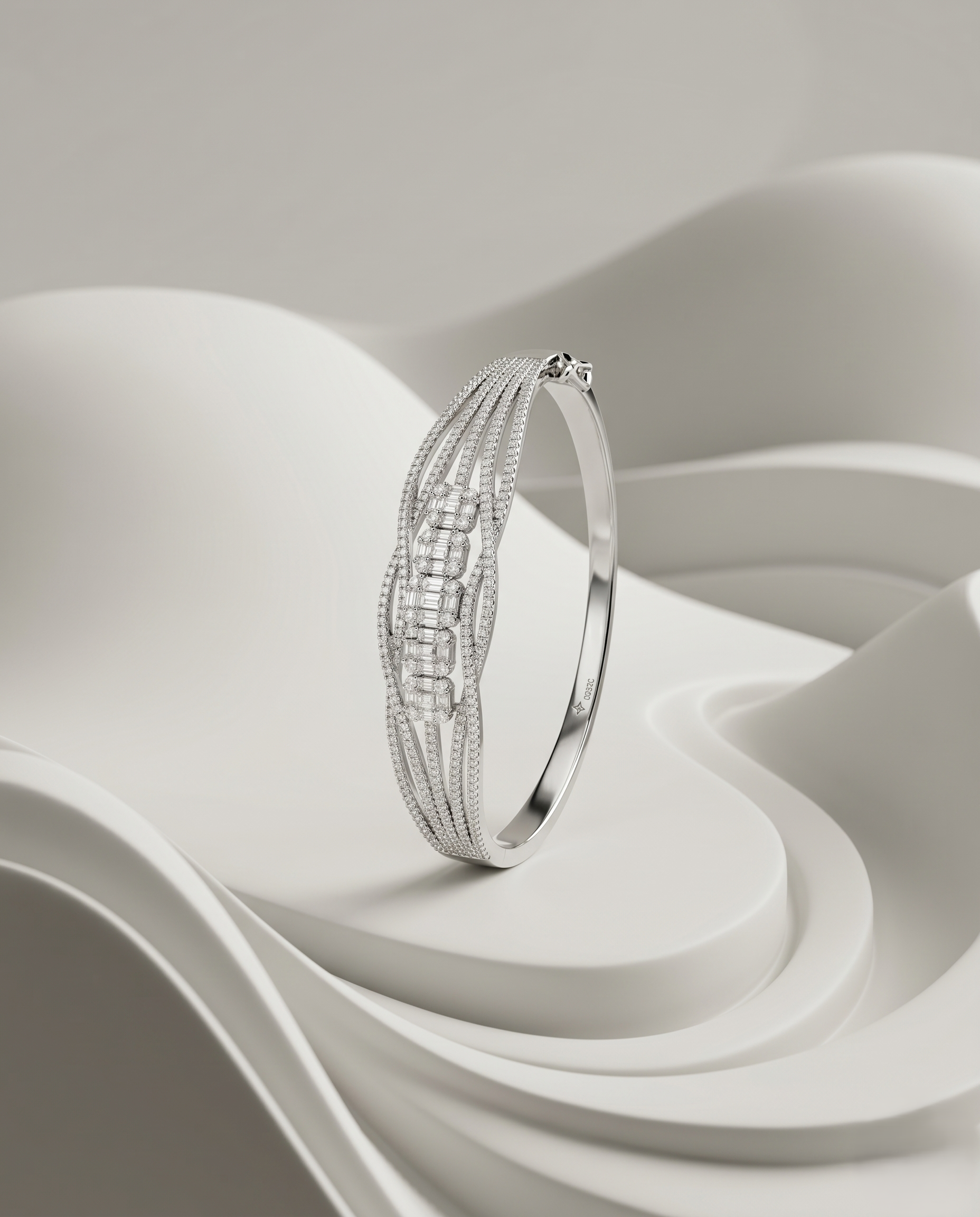 Radiant Lattice Pavé Bracelet