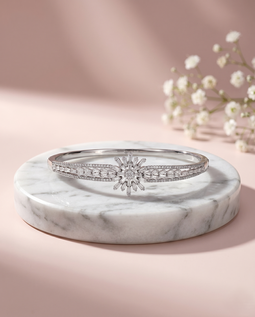 Load image 1 in gallery view. The Stellar Solitaire Bangle