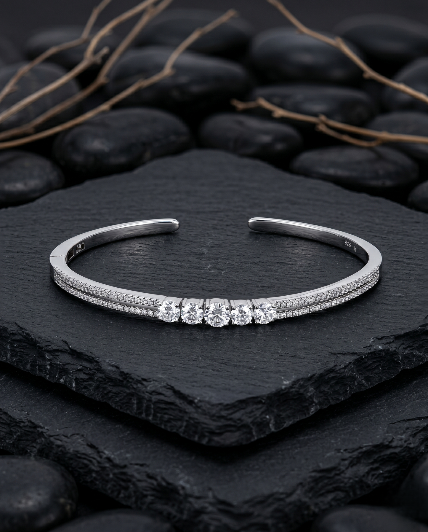 Classic Quartet Open Bracelet