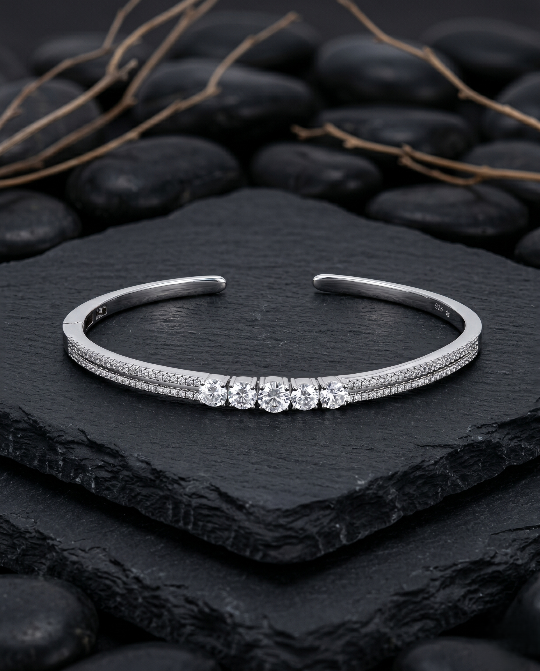 Classic Quartet Open Bracelet