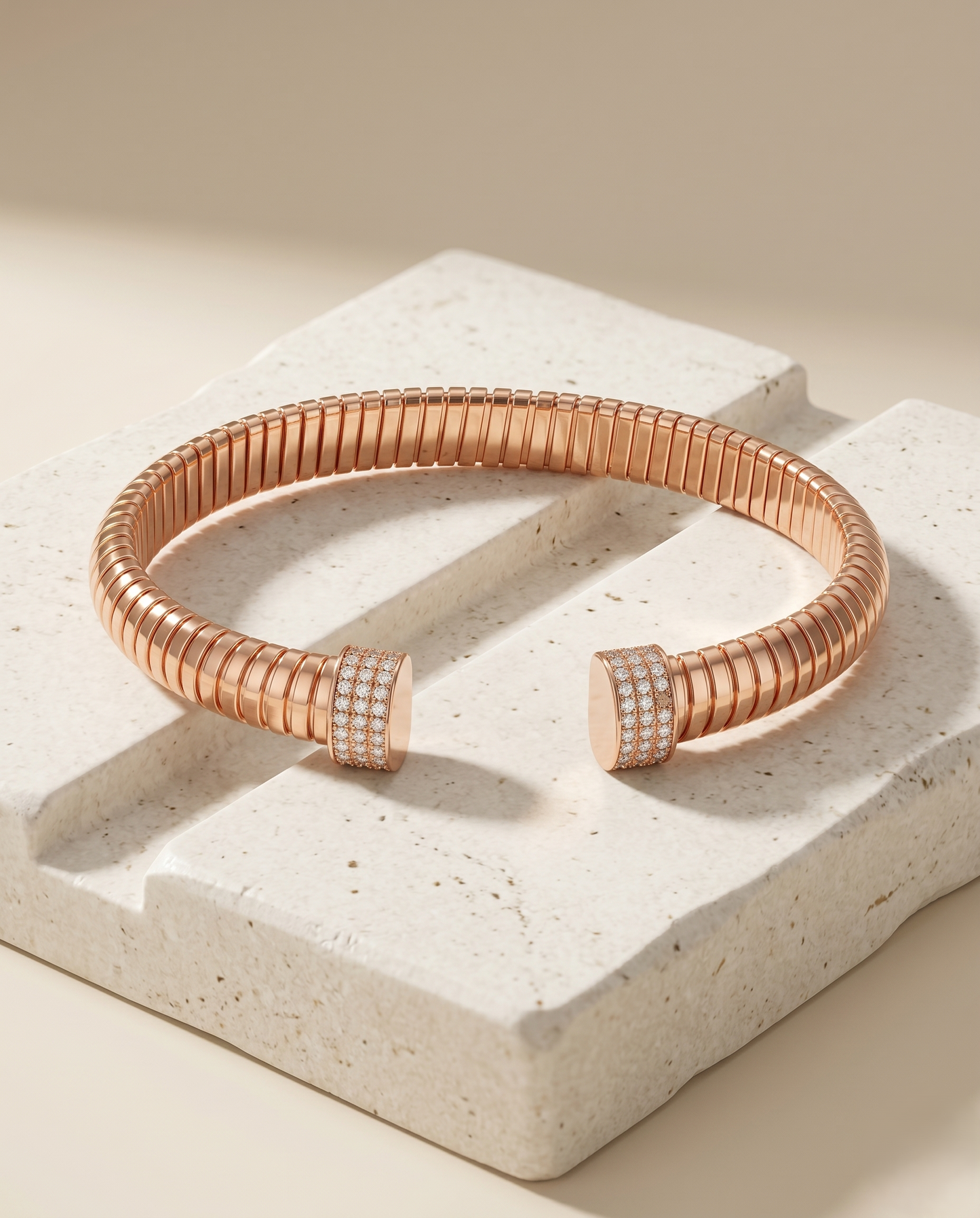 Titan Solitaire Open Cuff