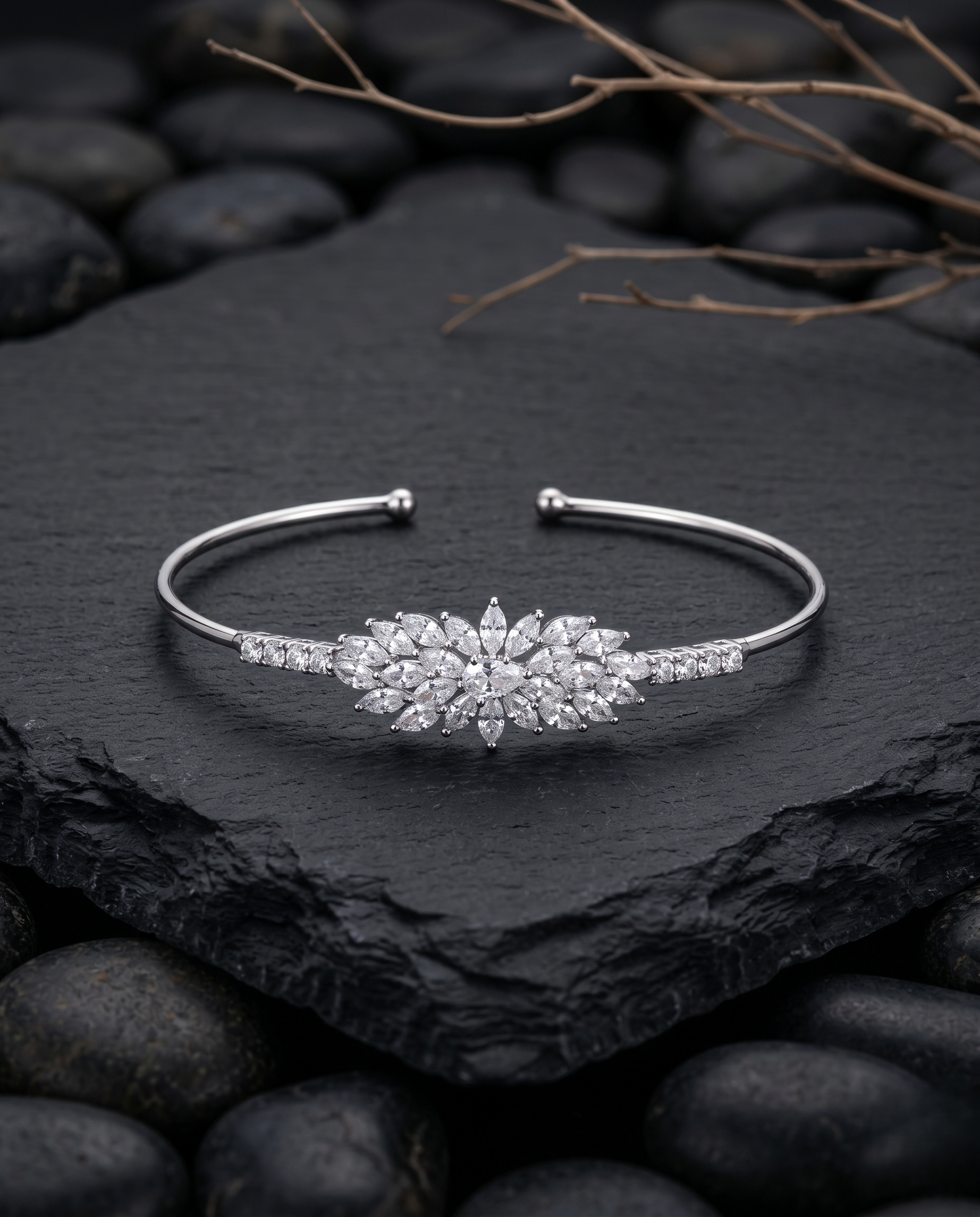 Nova Marquise-Cluster Bracelet