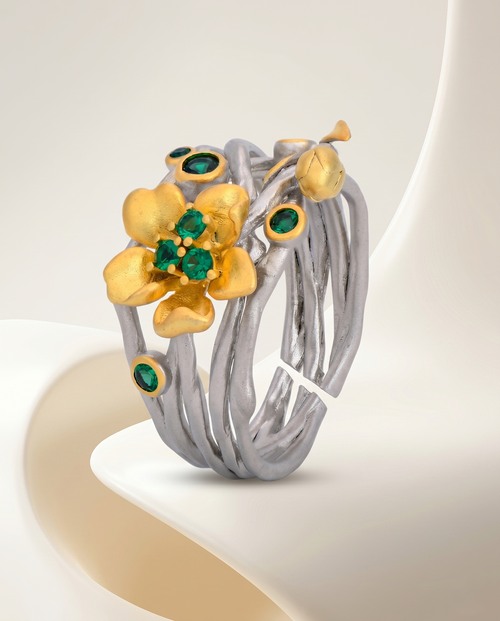 Load image 1 in gallery view. Antique Garden Trellis Ring