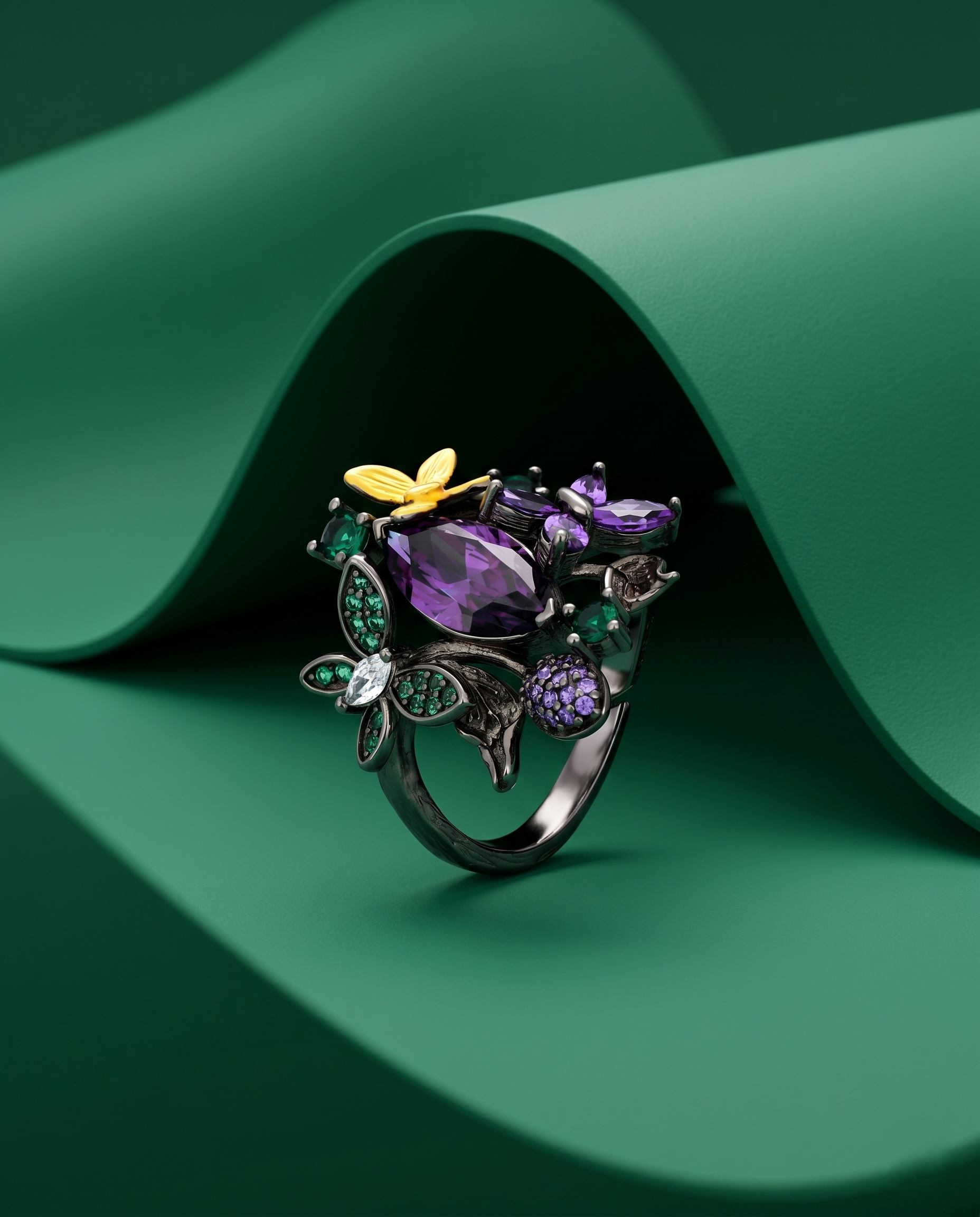 Baroque Violet Statement Band