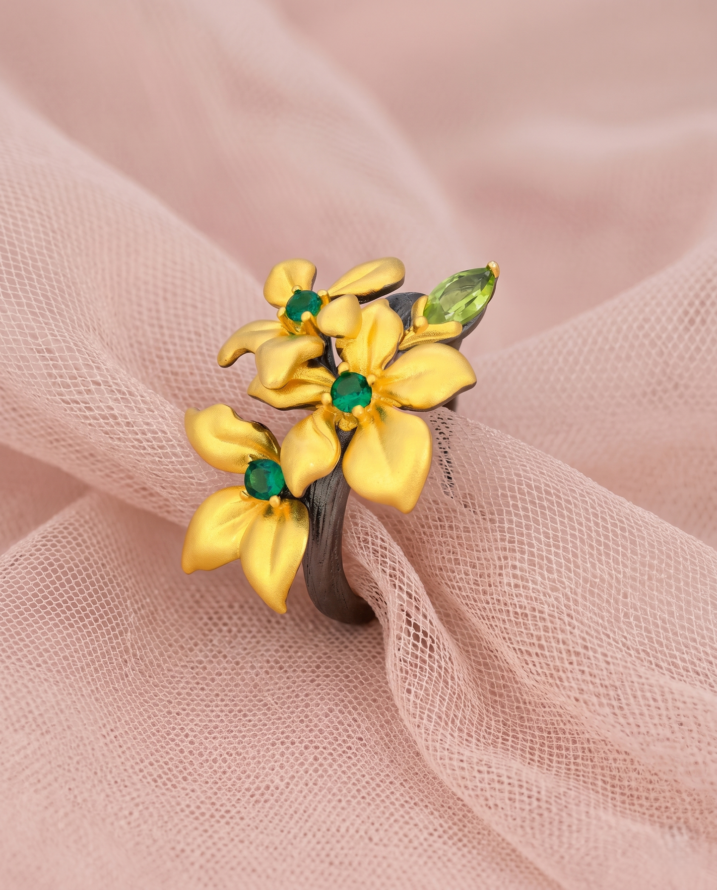 The Venetian Sunflower Bloom Ring
