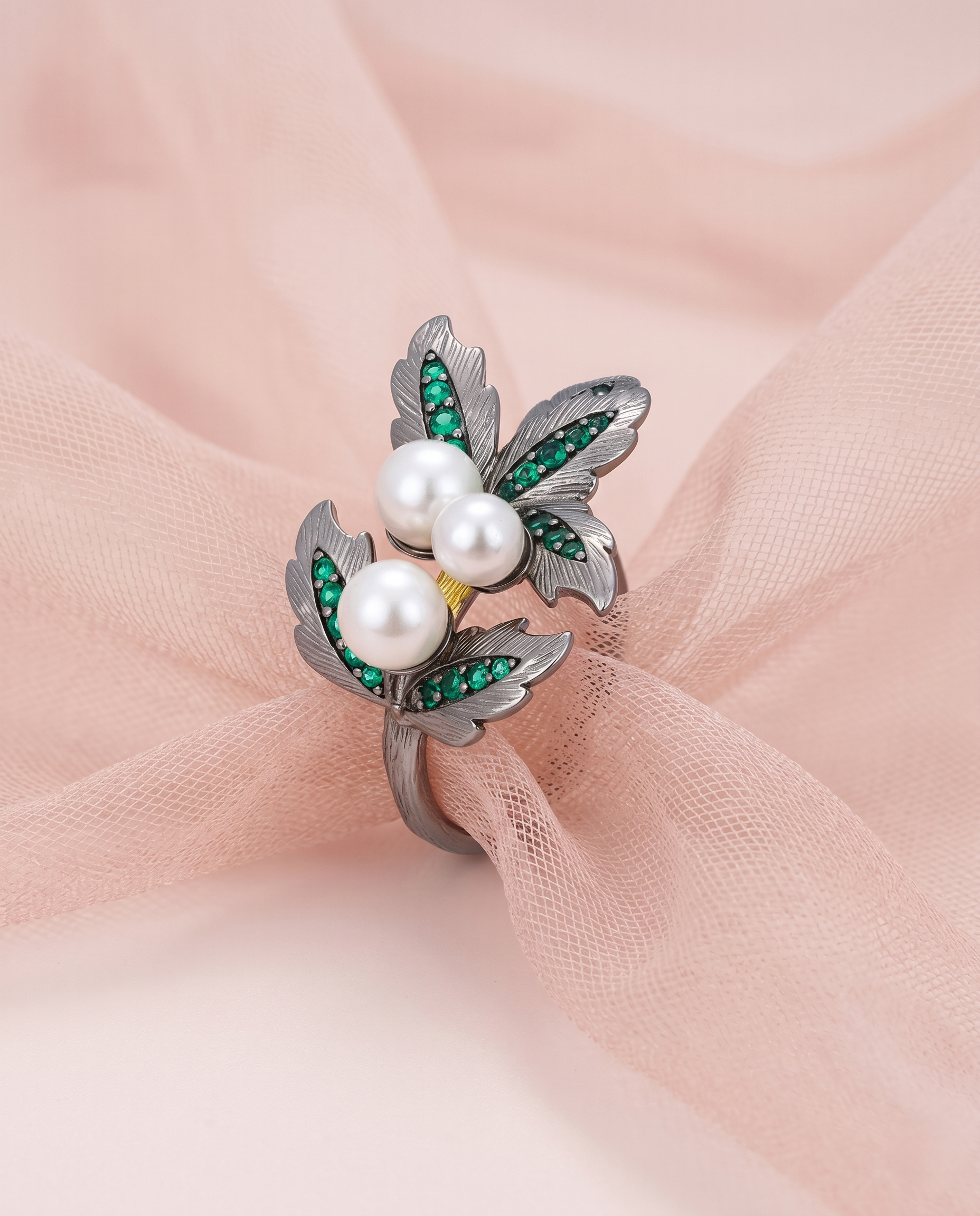 Emerald Forest Antique Ring