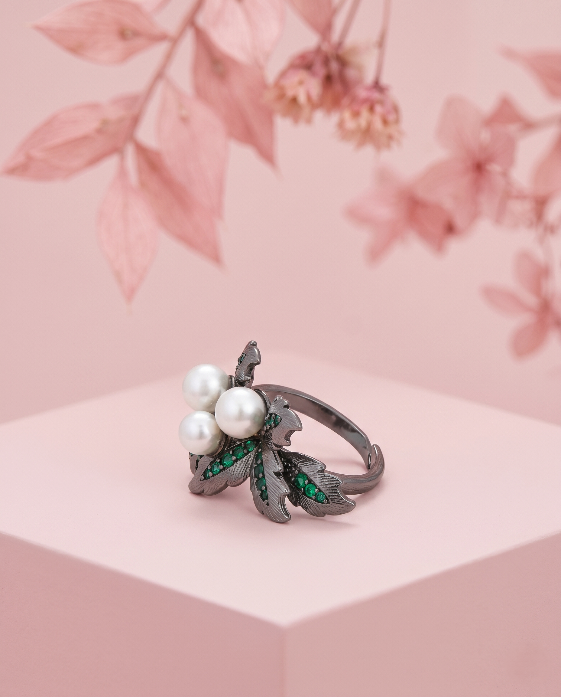 Emerald Forest Antique Ring