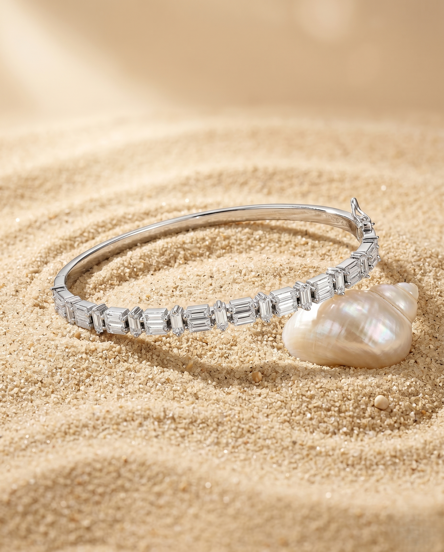 The Infinity Link Solitaire Bangle