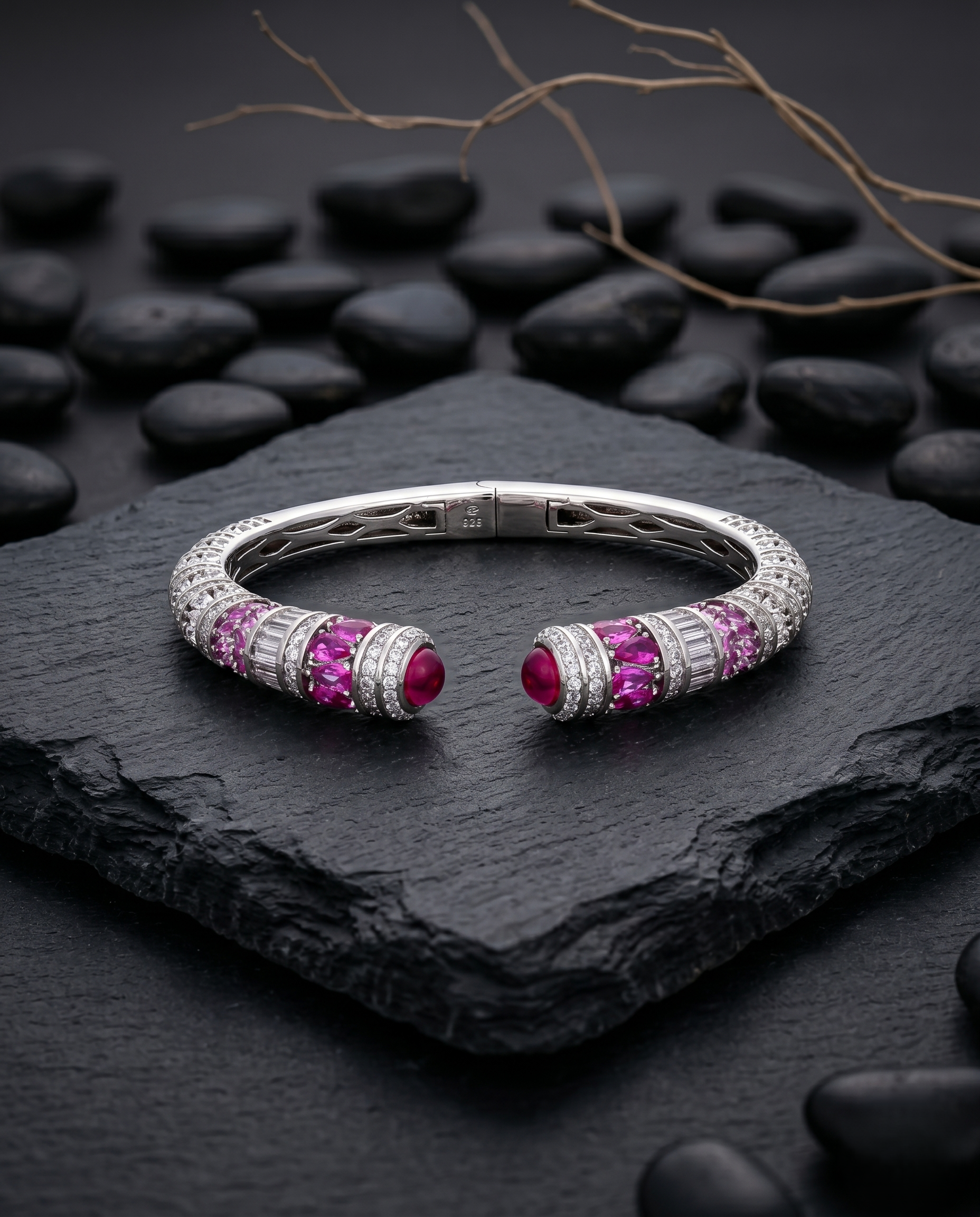 The Empress Ruby Mosaic Kada