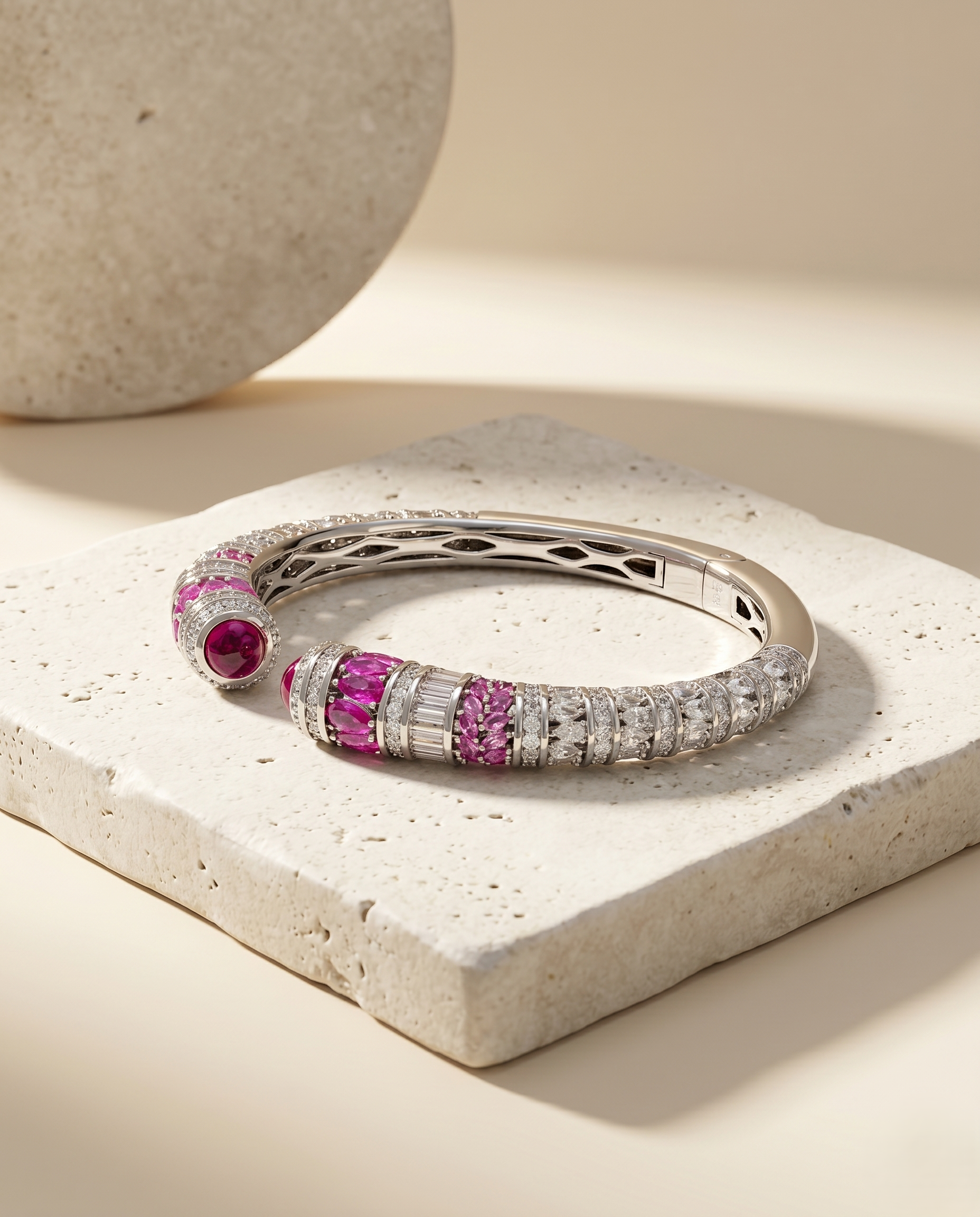 The Empress Ruby Mosaic Kada