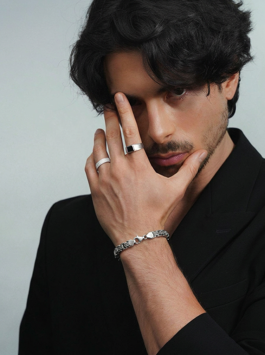 Men's Greek Box Chain