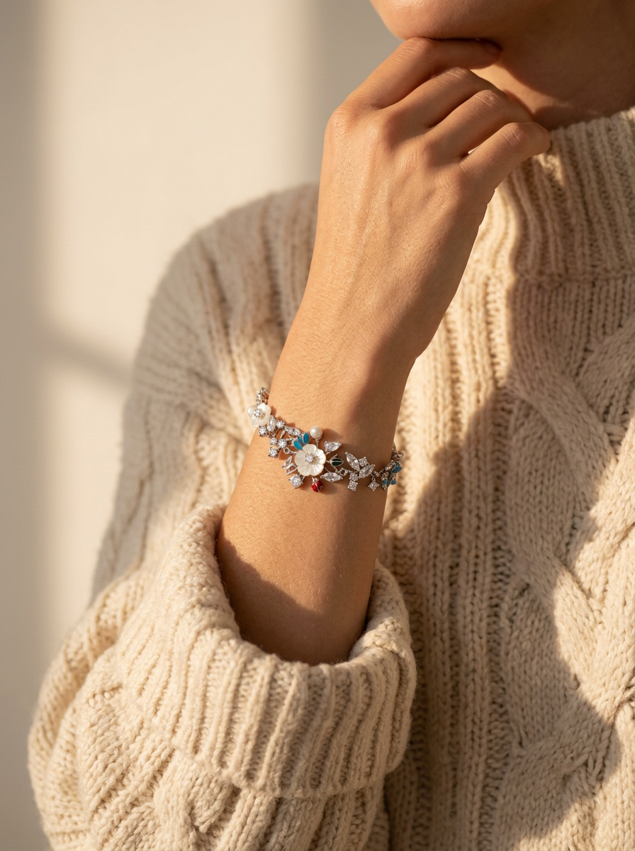 White Mercury Bracelet