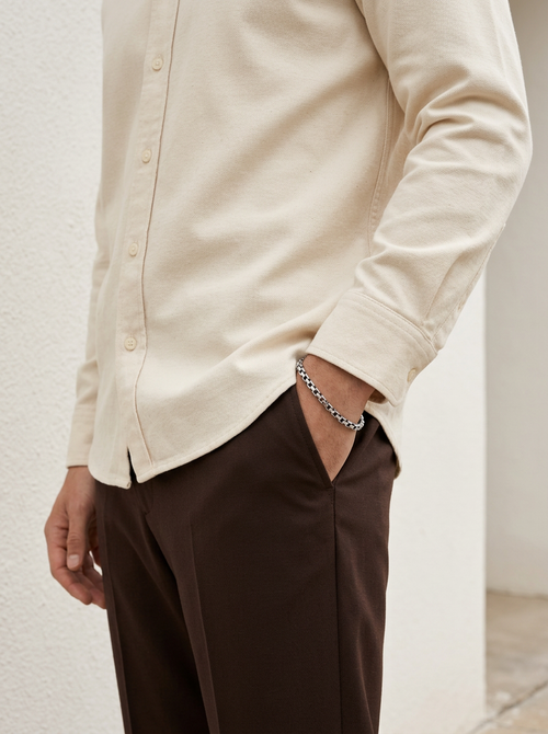 Load image 1 in gallery view. Sleek Silver Box Chain