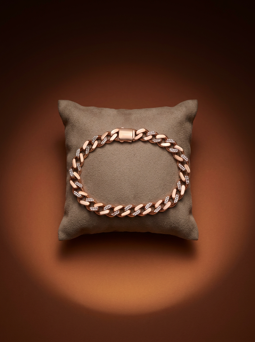 Men's Rose Gold Cuban Chain