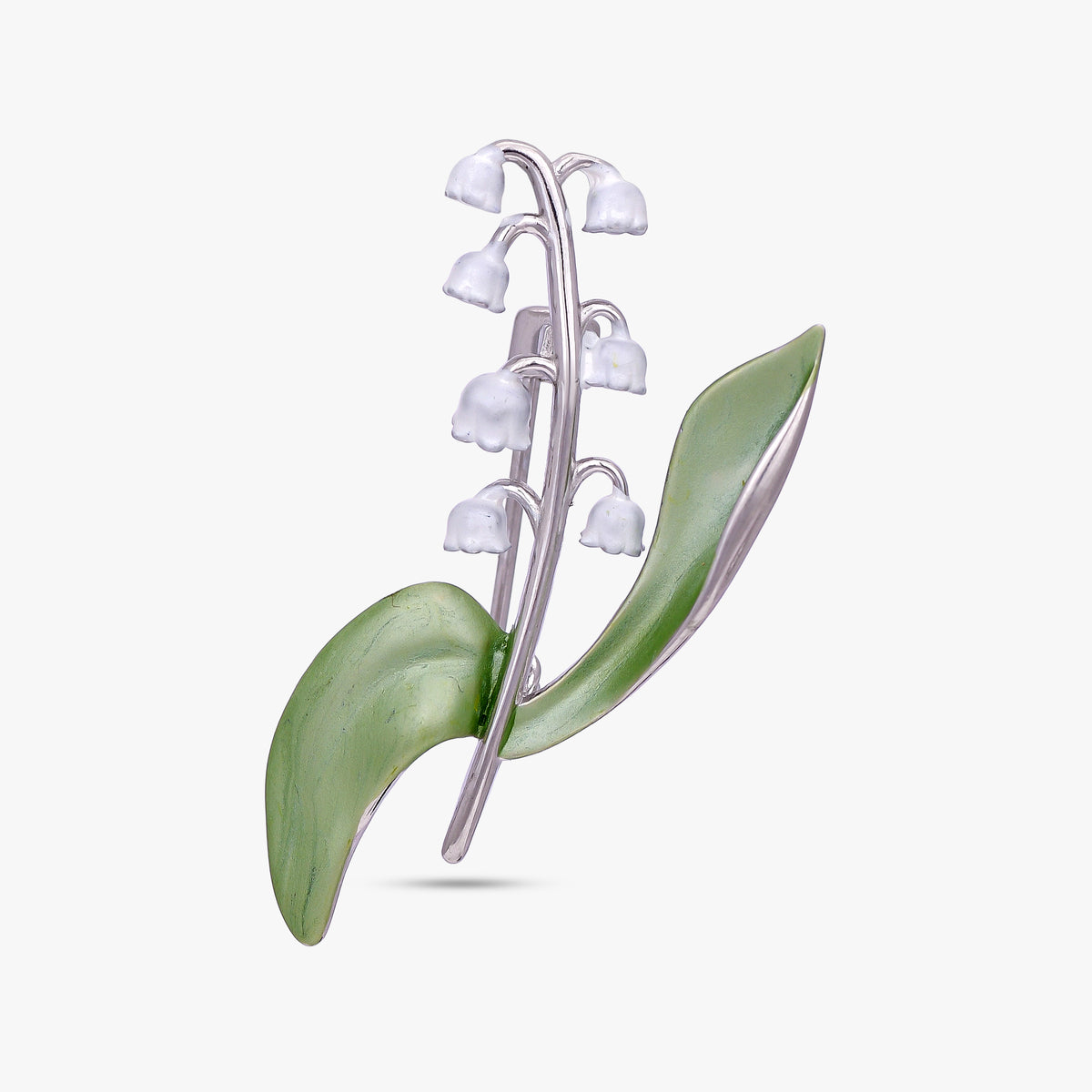 Vintage Botanical Lily Brooch