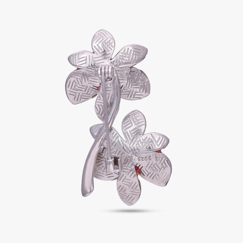 Load image 1 in gallery view. Orchid Pearl Flower Brooch