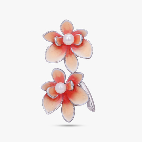 Load image 1 in gallery view. Orchid Pearl Flower Brooch