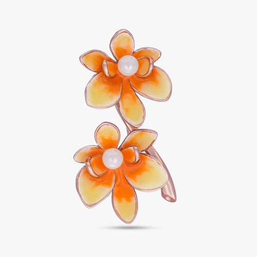 Load image 1 in gallery view. Orchid Pearl Flower Brooch