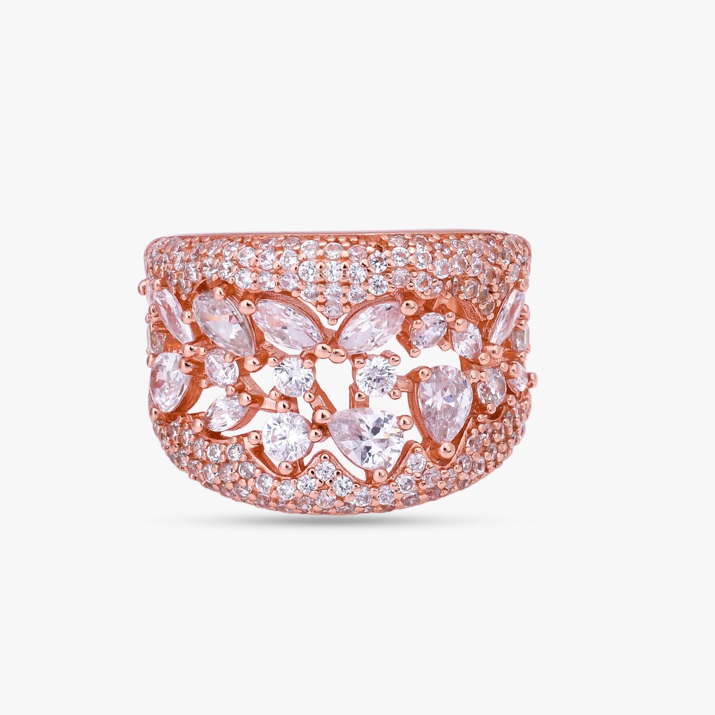 Ornate Multi-Stone Ring