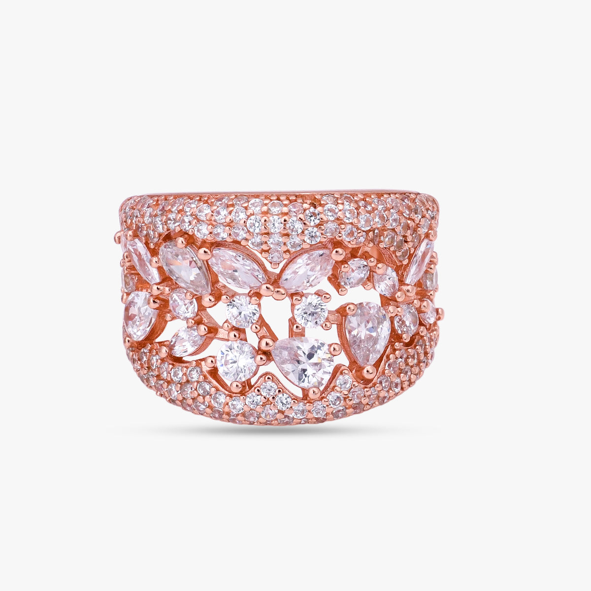Ornate Multi-Stone Ring
