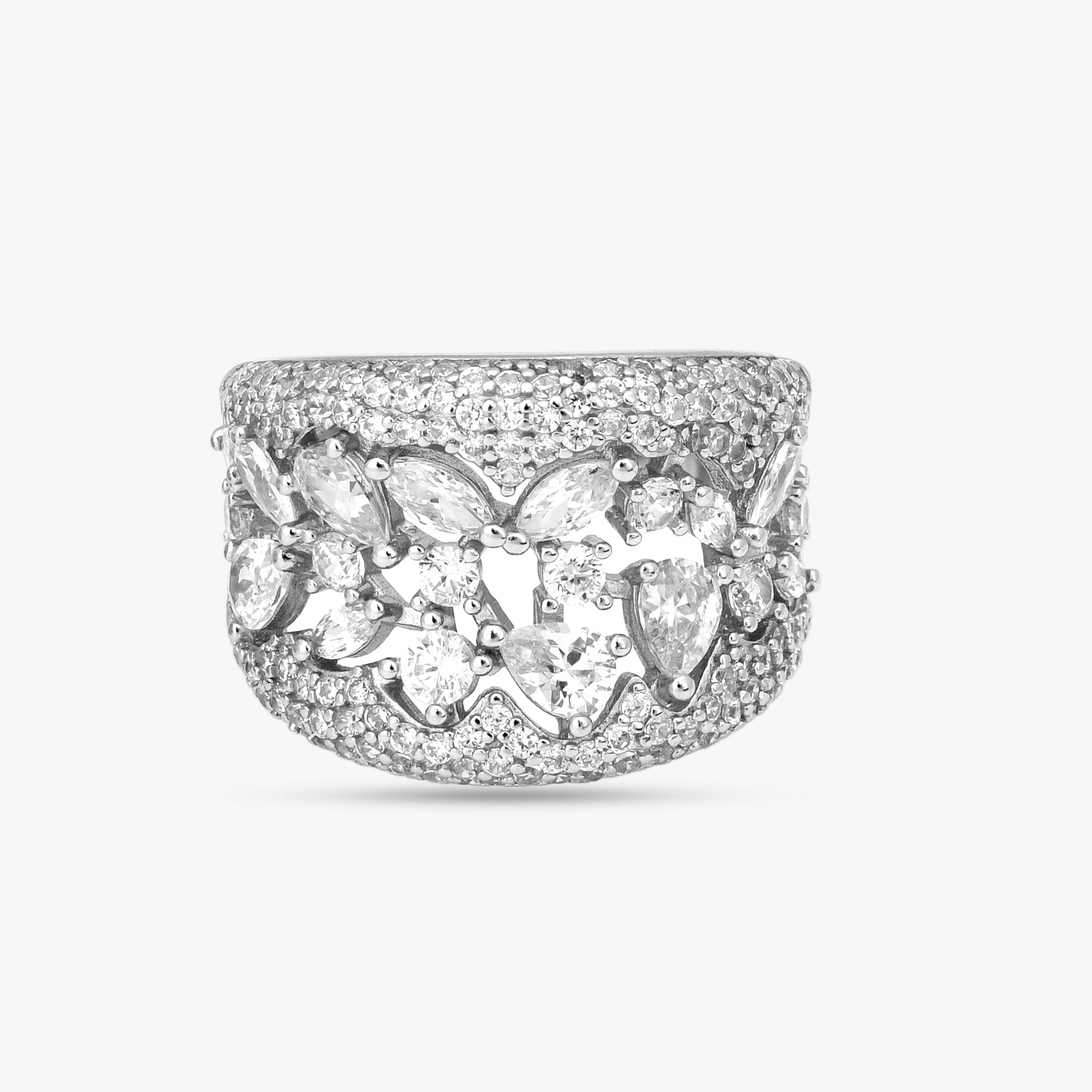 Ornate Multi-Stone Ring