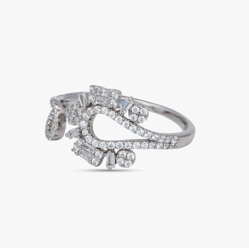 Load image 1 in gallery view. Sparkling CZ Statement Ring
