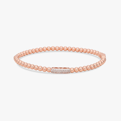 Load image 1 in gallery view. The Aura Rose Beaded Bracelet