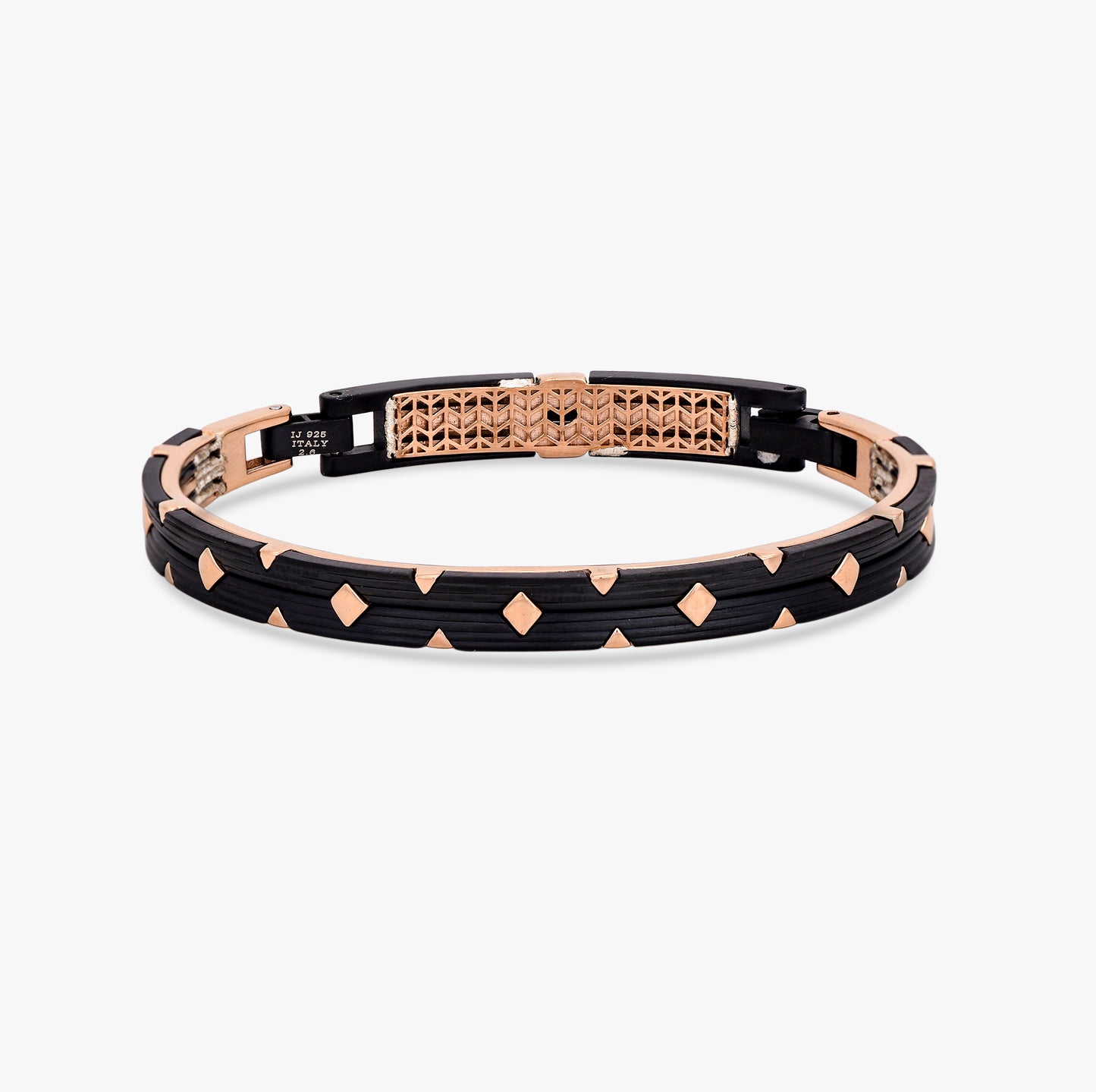 Italian Geometric Studded Bracelet