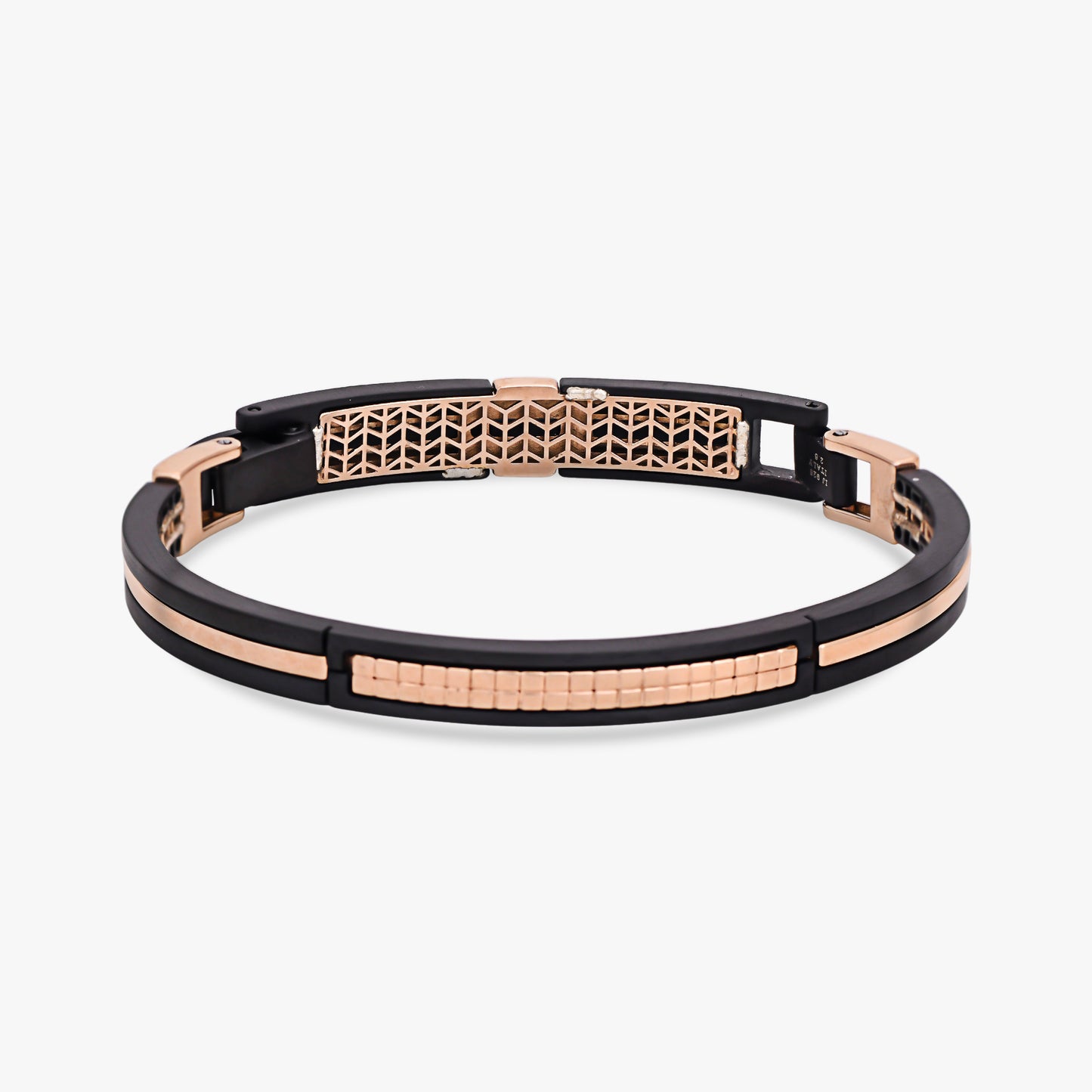 Modern Black Gold Bangle