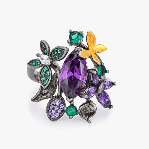 Load image 1 in gallery view. Baroque Violet Statement Band