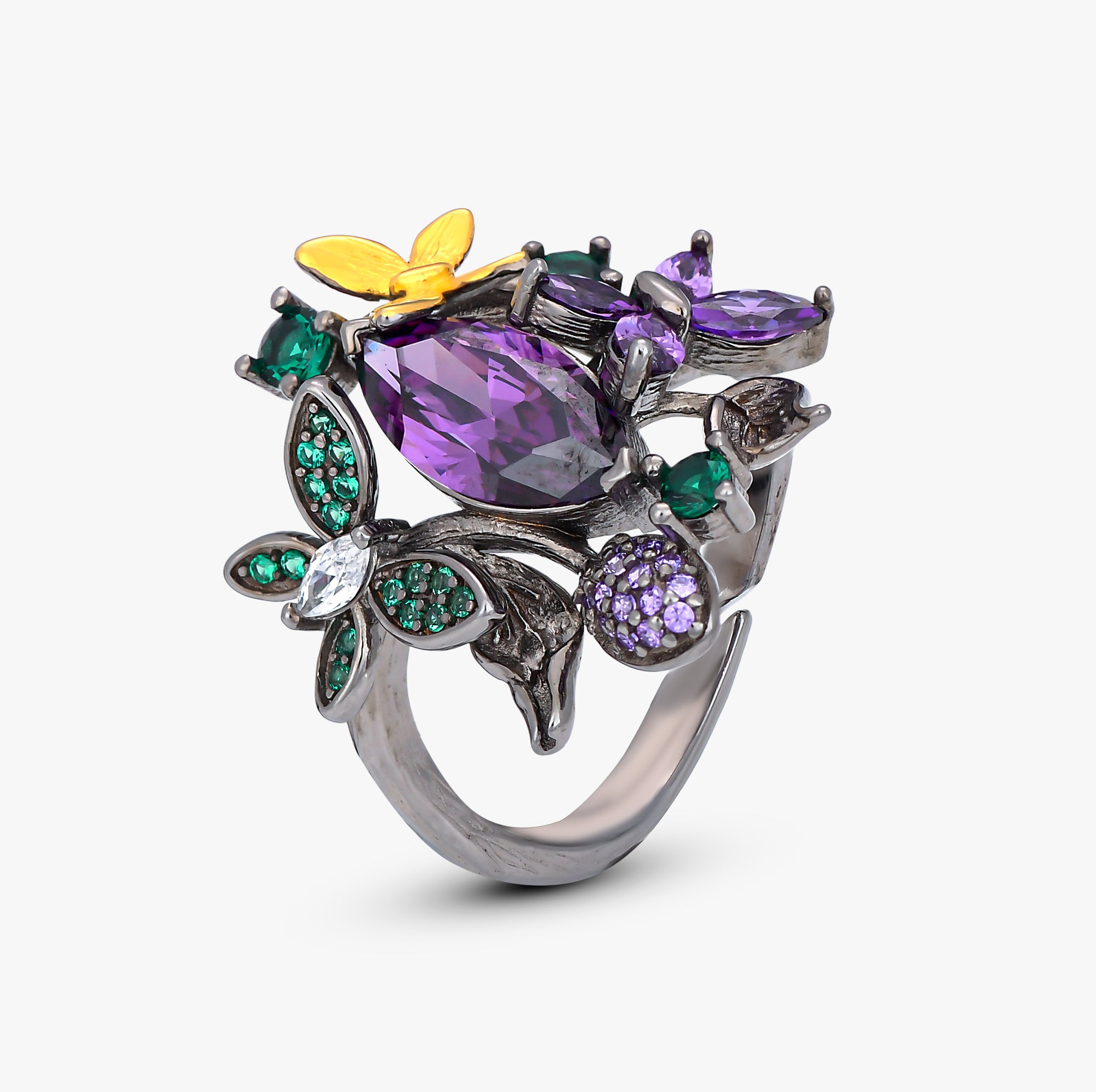 Baroque Violet Statement Band