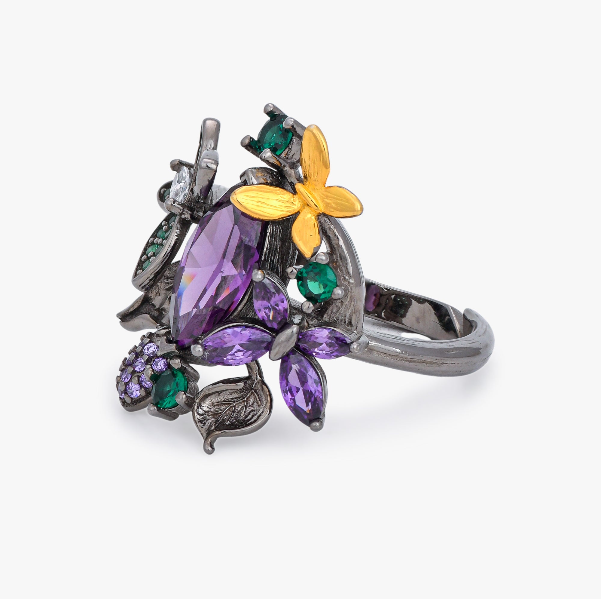 Baroque Violet Statement Band