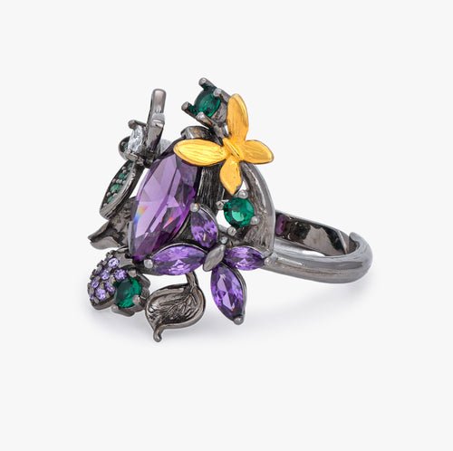 Load image 1 in gallery view. Baroque Violet Statement Band